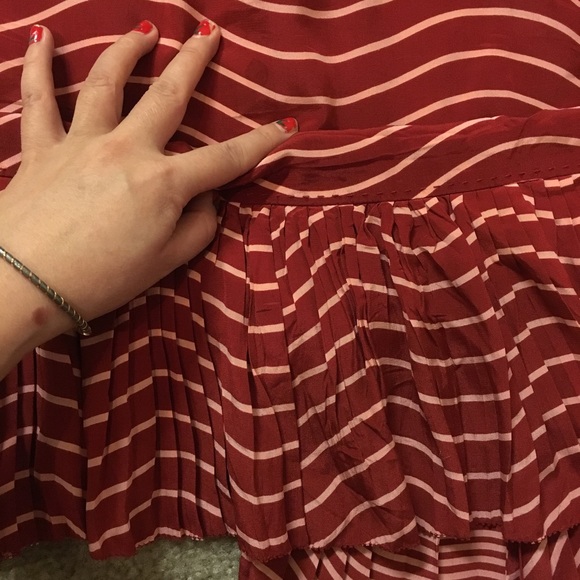 โ NWOT โ TORY BURCH Opalina Flamenco Ruffle Skirt, Size 14 - Picture 8 of 8